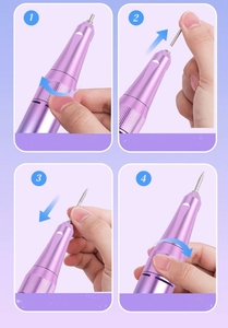 IStapromo Gifts - Taladro de Uñas Profesional Recargable para Manicura y Pedicura, Kit de Cortadores y Limas Eléctricos para Uñas - Product Image 6