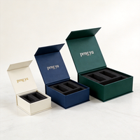 Boîte cadeau en papier avec tiroir coulissant et insert imprimé avec logo personnalisé pour l'emballage de cosmétiques, de soins de la peau et de maquillage, vente en gros, haute qualité