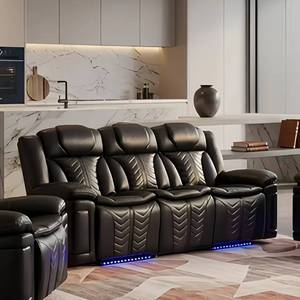 Sofá Reclinable Eléctrico de Diseño Moderno 321 con Luces LED, Apto para Muebles de Hogar - Product Image 5