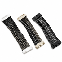 Rangkaian Kabel Elektronik JST/Molex dengan Pitch 1.0mm-2.54mm, Isolasi PTFE/PBT untuk Aplikasi Komputer PCB