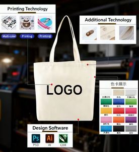 Bolsa de Mano Reutilizable Ecológica Personalizada con Color y Logotipo Personalizados, Asa de Lona Impresa con Serigrafía para Compras y Uso en Exteriores - Product Image 2