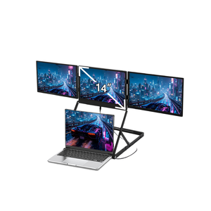 จอภาพพกพาแบบ Quad สำหรับแล็ปท็อป ขนาด 14 นิ้ว หน้าจอ IPS ความละเอียด 1920x1200 รองรับการเชื่อมต่อผ่านพอร์ต Type-C ใช้งานร่วมกับ Windows/Android/PS4/MacBook ได้ - Product Image 1