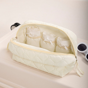 Beilian Lingerie Storage Bag Large Capacity Portable Bra Organizer For Travel Trip Rectangle Shape White Purple Pink Green - Product Image 3