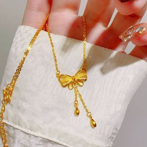 Nuevo Collar de Cadena para Clavícula 2025: Diseño Sencillo y Exquisito con Lazo de Filigrana, Estilo Versátil y Atrevido - Product Image 2