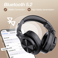 Casque sans fil Oneodio Fusion A70 avec batterie de 650 mAh, stéréo sur oreille, casque DJ BT V5.2 pour téléphone et moniteurs