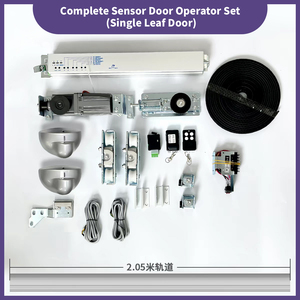 Profili in Alluminio Moderni per Porte Scorrevoli Elettriche Automatiche da 150kg, Motori per Porte di Facile Utilizzo, <span class=keywords><strong>Chiusura</strong></span> Morbida, Vetro Senza Telaio - Product Image 6