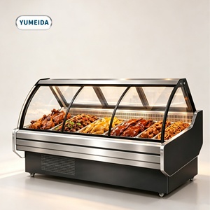 <span class=keywords><strong>Vitrine</strong></span> <span class=keywords><strong>Réfrigérée</strong></span> Ouverte Haute Performance pour Produits Frais – Idéale pour Centres Commerciaux et Supermarchés (Zone Fraîche) - Product Image 3