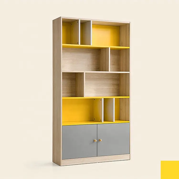 Modern Detachable Combination Bedroom Living Room Floor Study Book Shelves Storage Cabinet Bookcase