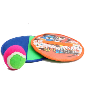 Banc de jeu de <span class=keywords><strong>lancer</strong></span> et d'attraper les balles collantes avec ventouses, jeu de sport parent-enfant, raquettes en plastique durable pour s'amuser - Product Image 4