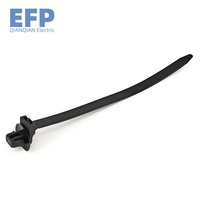 Kit de clips de fixation d'attache de câble en nylon 66 pour fixation de tuyau de voiture pour les véhicules Fiat compatibles avec la sangle de fermeture éclair
