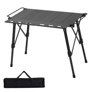 New Design IGT CAMPING <b>TABLE</b> Multi-function Aluminum Alloy Folding Outdoor Picnic Lightweight IGT Camp <b>Table</b> Foldable for <b>BBQ</b> - Product Image 1