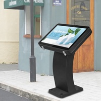Totem interactif numérique étanche Kiosque d'information horizontal Écran tactile extérieur Signalisation numérique et affichage publicitaire
