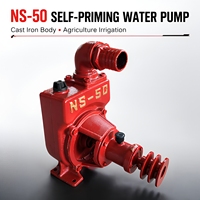 Pompe à eau auto-amorçante NS-50 de 2 pouces à entraînement par courroie pour moteur marin, idéale pour les systèmes de transfert d'eau de bateau et de rivière