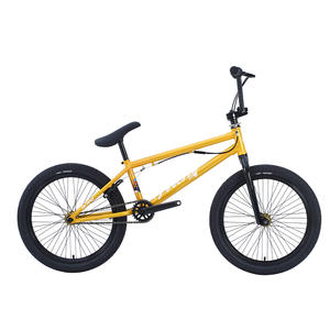 JOYKIE-Vélo <span class=keywords><strong>BMX</strong></span> <span class=keywords><strong>Freestyle</strong></span> en acier à haute résistance, <span class=keywords><strong>jante</strong></span> en alliage de 20 pouces avec frein en U, application Flatland à vitesse unique - Product Image 2