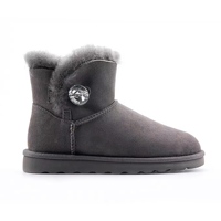 Fournisseur OEM ODM de bottes en peau de mouton avec semelle extérieure en EVA, bottes de neige en fourrure de peau de mouton 100%