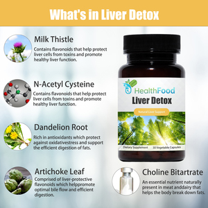 <b>Supplement</b> Manufacturer Liver Detox Vegan Capsules Milk Thistle Capsules with Choline Support Liver Health Promote Digestion - Product Image 5