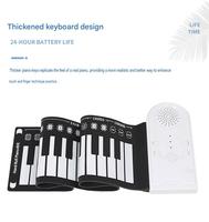 Custom Logo Portable Fol 49-Key Roll-Up Pianod Electronic Organ Keyboard Beginner Musical Instrument for Performance