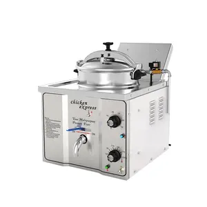 CE MIG High Quality 16L Counter Top Broasting Chicken Fryer/Chicken Pressure Fryer Small size frying machine For Sale MDXZ-16