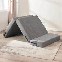 Canapé-lit pliable Spon avec matelas pliable de 6 pouces, fauteuil convertible