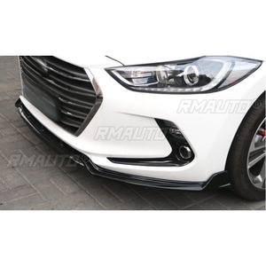 สปอยเลอร์กันชนหน้ารถยนต์ 3 ชิ้น ชุดแต่งสำหรับ Hyundai Elantra ฝาครอบป้องกันกันชน อุปกรณ์ตกแต่งรถยนต์ - Product Image 5