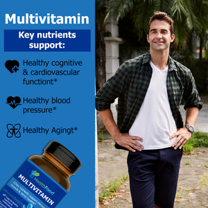 Small MOQ Vitamins Minerals <b>Supplement</b> Promote Cognitive Function Healthy Cardiovascular Multivitamin Tablets with Biotin - Product Image 5