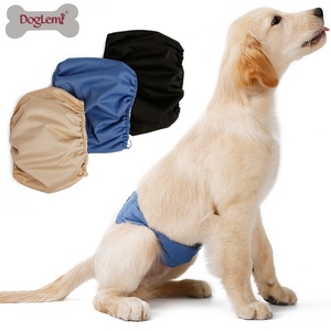 Doglemi Couches pour animaux de compagnie de style classique pour chiens mâles pour toutes les saisons Couches pour chiens imprimées en polyester pour l'été, l'hiver et le printemps - Product Image 1