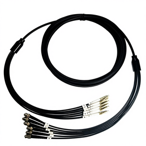 TPU Çok Modlu 6 Çekirdekli Zırhlı Sürükleme Zinciri Esnek Zırhlı <span class=keywords><strong>Fiber</strong></span> Optik Jumper LC-LC OM3 <span class=keywords><strong>Fiber</strong></span> Optik Kablo - Product Image 6