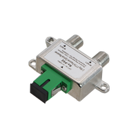 UT-King Digital 2 Way Satellite Splitter Kompatibel FTTH 45-1000MHz Kabel Koaksial Kehilangan Insersi Rendah Isolasi Tinggi RF Dalam Ruangan