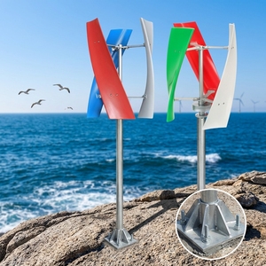 Generador Eólico de Eje Vertical (VAWT) de 20kW con Sistema de Carga de Batería y Conexión a Red, Generador PM para Aplicaciones Conectadas a la Red 2026 - Product Image 1