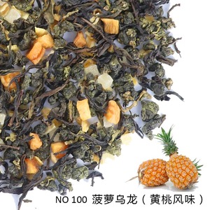 Thé aux fruits séchés saveur naturelle ananas oolong, vente chaude, commande OEM avec emballage personnalisé - Product Image 3