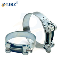 Collier de serrage métrique robuste en acier inoxydable 304, renforcé, réglable, de style européen, 41-47 mm, capacité de charge 15 Nm