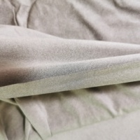 Prix de gros Tissu extensible plaqué argent tissé respirant à pois Style uni anti-rayonnement Tissu extensible tricoté en fibre d'argent