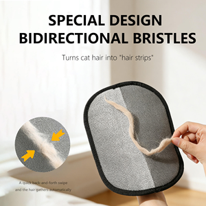 Yeniden Kullanılabilir Kedi Tüyü Alma Aracı Taşınabilir Evcil Hayvan Bakım Eldivenleri Köpekler için Çevre Dostu Kullanımı Kolay Elektrostatik Evcil Hayvan Eldivenleri Mendilleri - Product Image 4