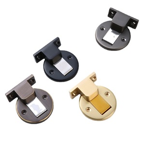 Jayhoo Tope de Puerta Magnético Oculto de Latón para Montaje en Suelo, Sujeción Fuerte para Puertas de Madera Interiores, Diseño Minimalista - Product Image 5