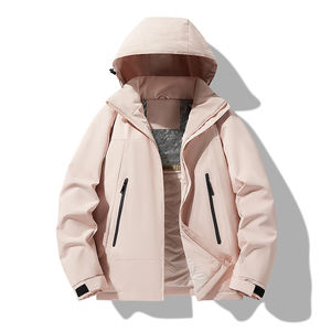 Chaqueta Tres en Uno para Hombre y Mujer, para Otoño e Invierno, Nueva, Moderna, Cálida, Ligera, Transpirable, Ropa de Ocio para Exteriores, Larga - Product Image 3