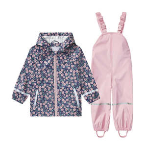 Costume imperméable pour enfant, salopette imperméable pour bébé, pantalon pour enfant en bas âge, combinaison pour fille, ensemble <span class=keywords><strong>veste</strong></span> et pantalon pour garçon, vêtements de pluie pour enfants - Product Image 3