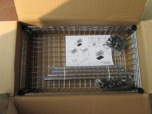 4 tầng Chrome mini dây lưu trữ Kệ giỏ bếp Giá xe đẩy - Product Image 5