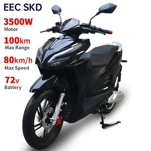 3500W electric pedal moped two wheels electric scooter motorcycles for adults