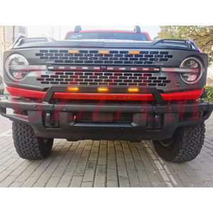 Nieuwe Auto Accessoires Led Voorbumper Bewaker Bull Bar Voor Bronco Offroad Pick-Up Met Trekhaak Uitgesneden Plastic Materiaal - Product Image 4