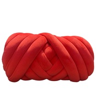 New DIY Crystal Velvet Core-Spun Yarn 3cm Thick Hand Knitting Yarn for Blankets Fabric Strips Pillows Cat Beds Polyester Blended