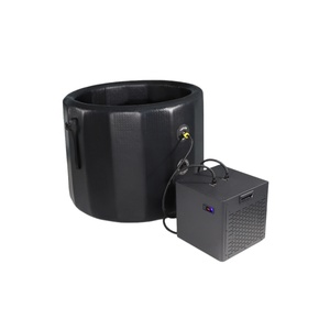Nouvelle conception de bain froid extérieur avec refroidisseur et équipement d'échange de chaleur par réfrigération et filtration - Product Image 4