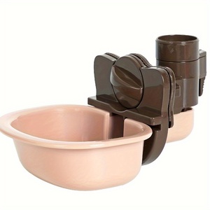 Wall Mounted Pet Feeder Bowl <b>Cage</b> Mounted Food Water Dish <b>for</b> <b>Cats</b> and Small Dogs - Product Image 2