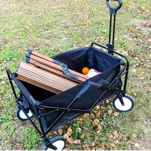 Opvouwbare Strand Camping Picknick Vouwwagen Tuin Strand Vissen <span class=keywords><strong>Trolley</strong></span> Kar - Product Image 1