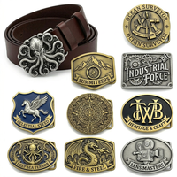 Fabricants de boucles de ceinture sur mesure en alliage de zinc, cuivre, fer, acier inoxydable, métal, boucle de ceinture western pour hommes