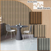 Panneaux insonorisants JIMEIWU, haute absorption acoustique, ignifuges, écologiques, résistants à l'humidité, décoration intérieure, panneaux en bois MDF