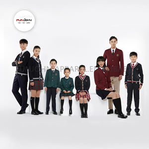 High Quality Design Logo Kindergarten Primary <strong>School</strong> Children Unisex <strong>School</strong> Dress Skirt <strong>Trousers</strong> 100% Cotton Eco-friendly - Product Image 2