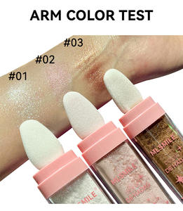 Pincel resaltador <span class=keywords><strong>de</strong></span> contorno <span class=keywords><strong>de</strong></span> cuerpo tridimensional natural, maquillaje <span class=keywords><strong>de</strong></span> <span class=keywords><strong>hadas</strong></span> con <span class=keywords><strong>polvo</strong></span> <span class=keywords><strong>iluminador</strong></span> líquido mineral - Product Image 2