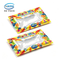 Sachet en feuille métallisée à trois soudures imprimé sur mesure pour snacks, biscuits, bonbons, chips, fruits secs, flocons d'avoine, noix et poudres