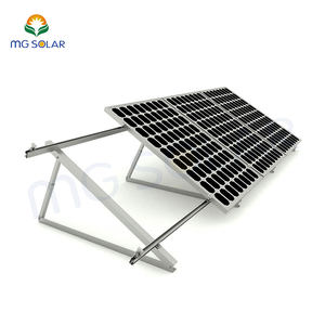 Système de montage de <span class=keywords><strong>panneaux</strong></span> <span class=keywords><strong>solaires</strong></span> à angle d'inclinaison réglable installation triangulaire <span class=keywords><strong>sur</strong></span> toits plats et murs - Product Image 2