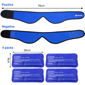 Face Ice Pack for Wisdom Teeth Jaw Head and Chin Reusable Hot Cold <strong>Gel</strong> Packs with 4 Hot Cold Therapy <strong>Gel</strong> Packs - Product Image 3